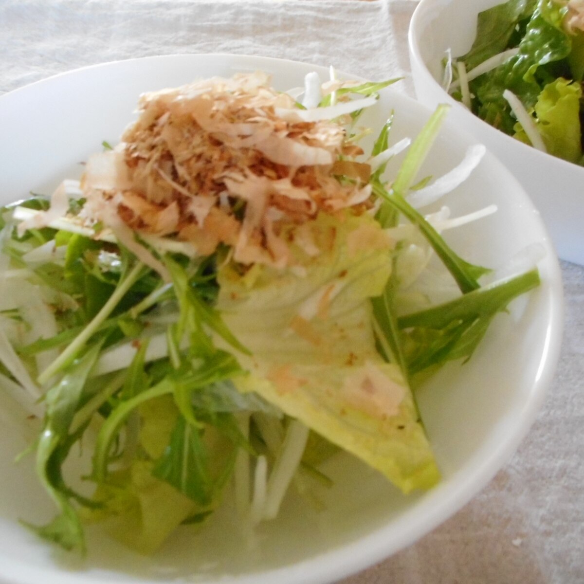 グリーンカールと水菜のおかかサラダ レシピ 作り方 By Mococo05 楽天レシピ グリーンカールと水菜のおかかサラダ レシピ 作り方 By Mococo05 楽天レシピ